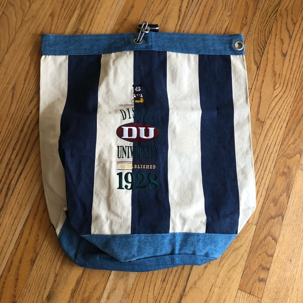 Vtg large Disney University Oversized Beach Bag-Vacation Fun with original tag